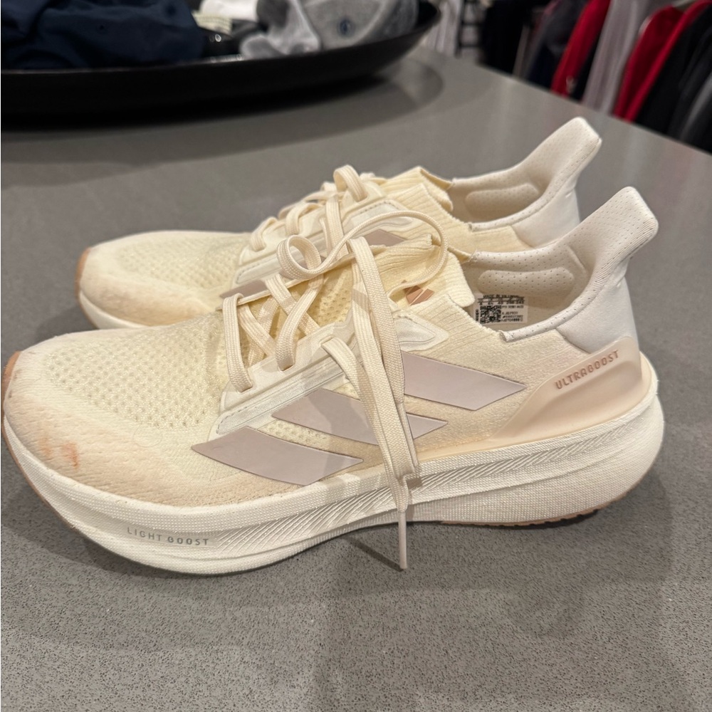 Adidas Women's Light Cream Athletic Shoes